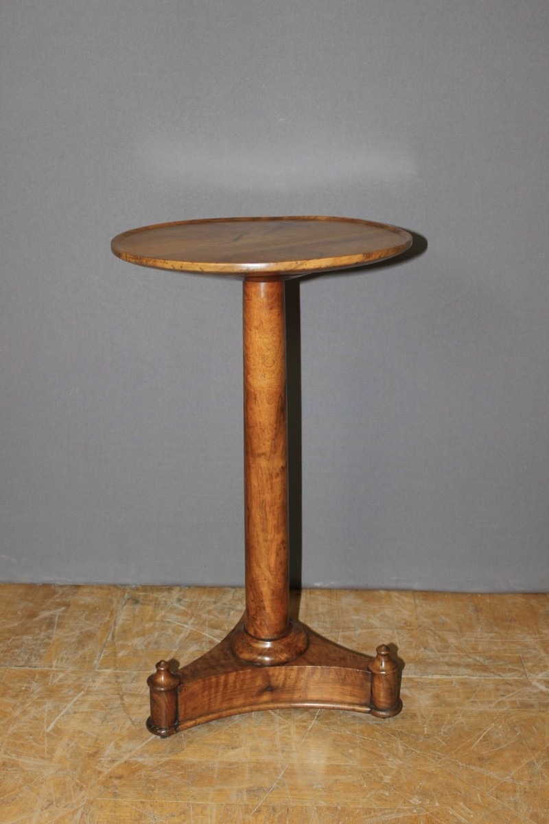 Empire Pedestal Table In Walnut XIX