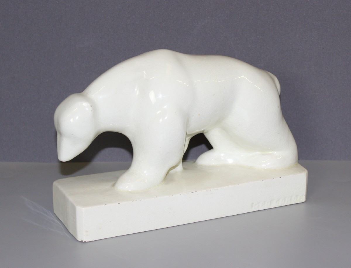 Ours en Craquelé par Geo Condé , ART déco