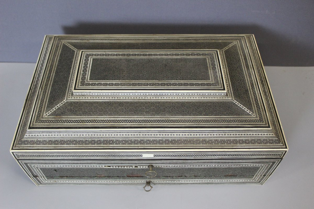 Sewing Box, India, 19th Century-photo-2