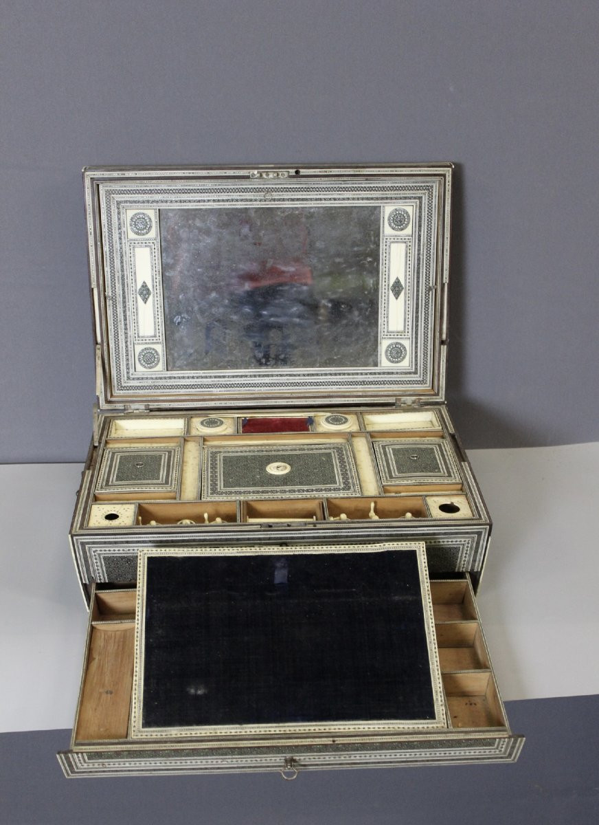 Sewing Box, India, 19th Century-photo-3