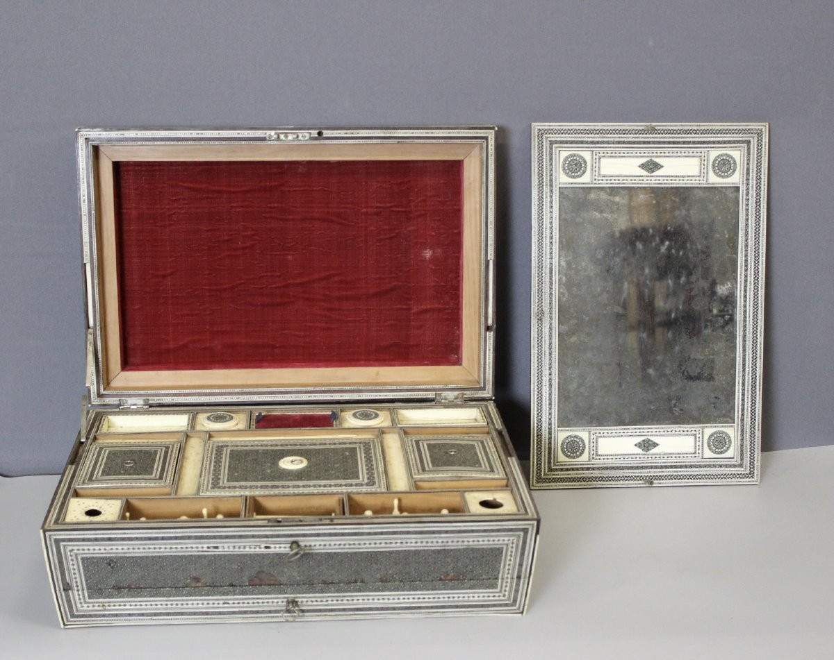 Sewing Box, India, 19th Century-photo-2