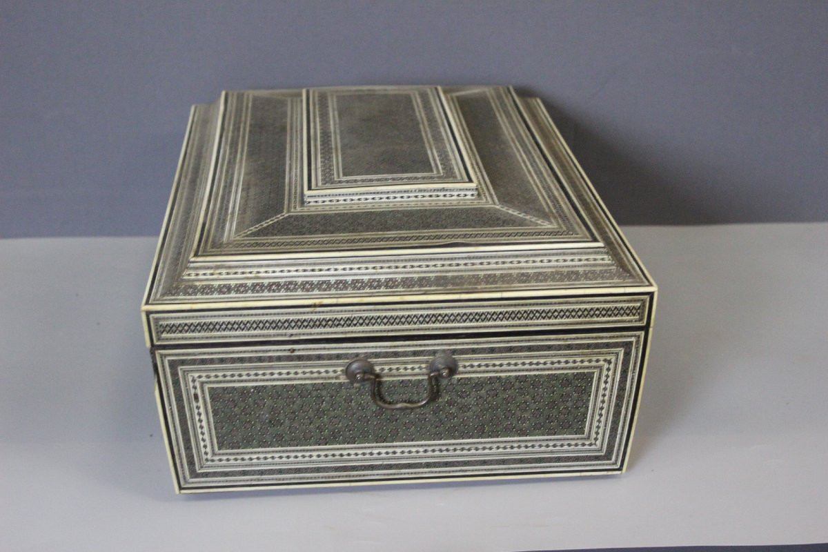 Sewing Box, India, 19th Century-photo-7