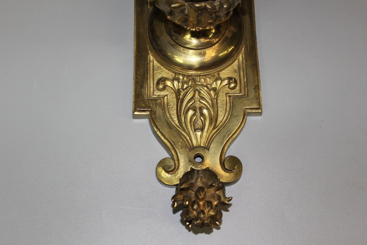 Pair Of Napoleon III Gilt Bronze Sconces-photo-4