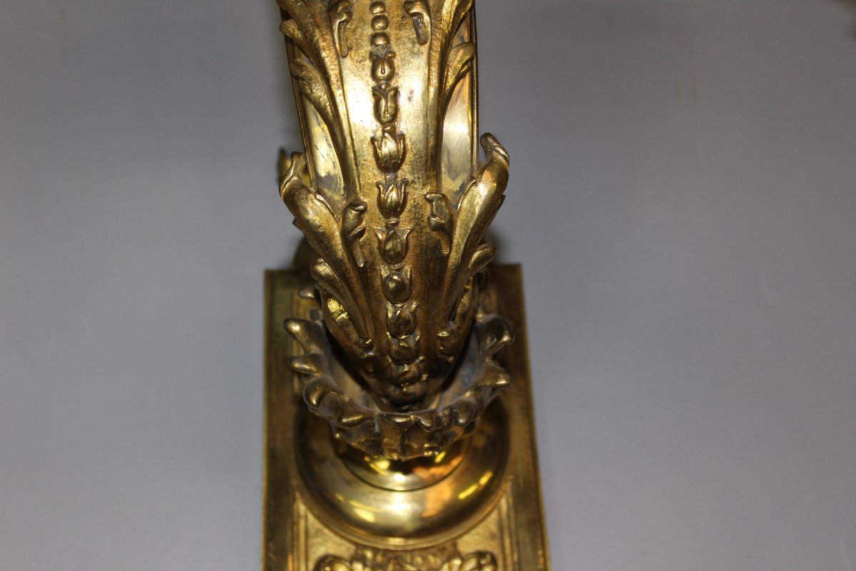 Pair Of Napoleon III Gilt Bronze Sconces-photo-1