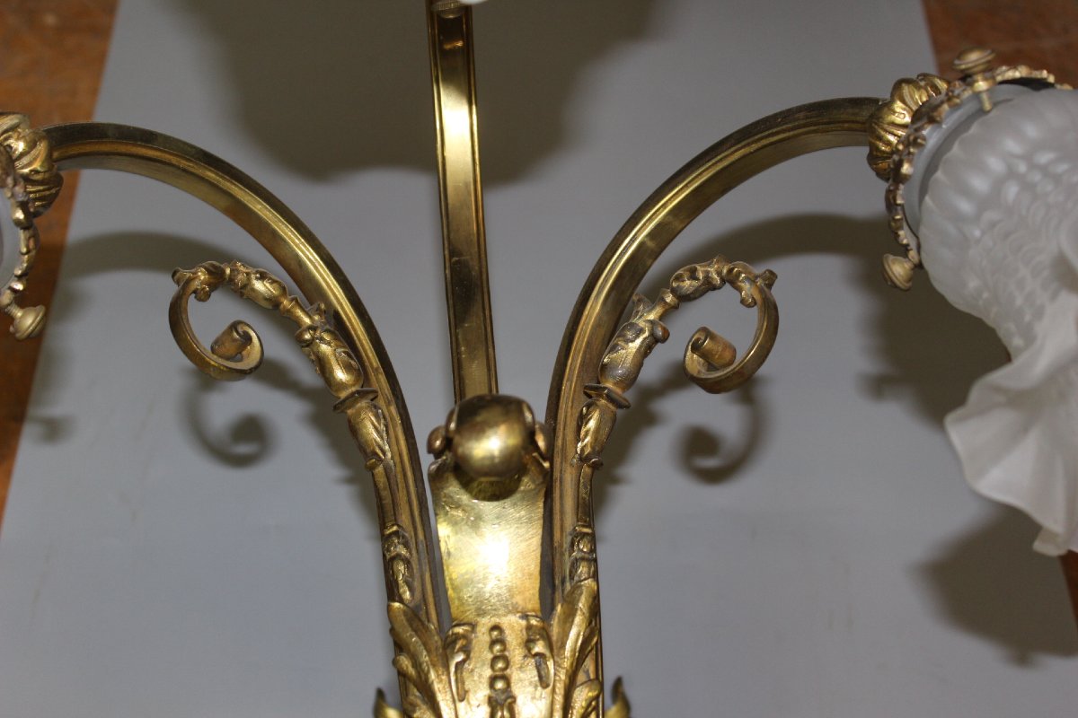 Pair Of Napoleon III Gilt Bronze Sconces-photo-2