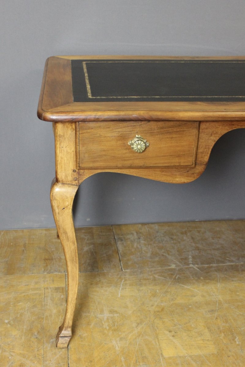 Bureau de Style Louis XV en Noyer XIXe-photo-4