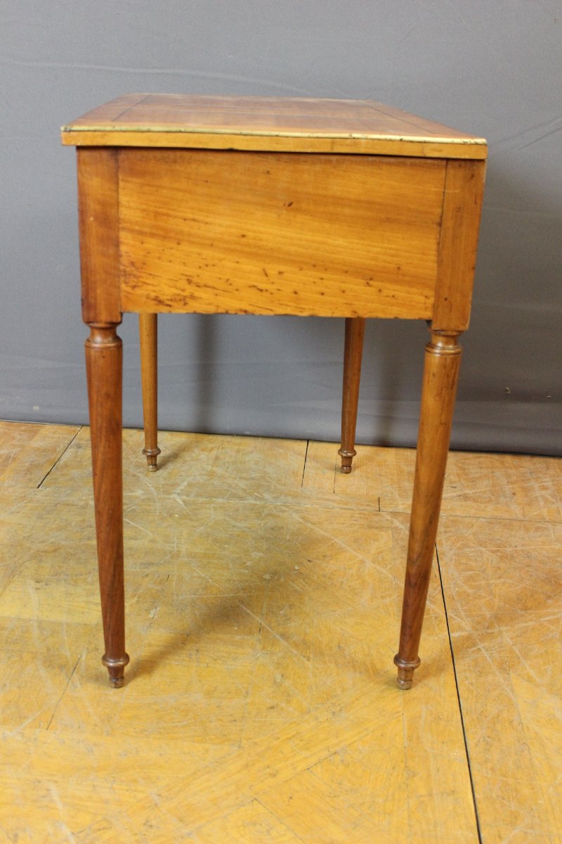 Men's Dressing Table In Cherry Wood, Directoire Period -photo-3