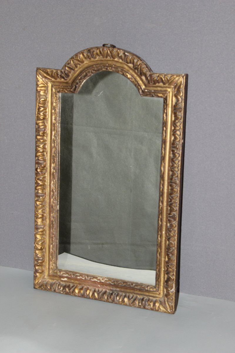 Miroir Louis XIV en Chêne Doré XVIIIe