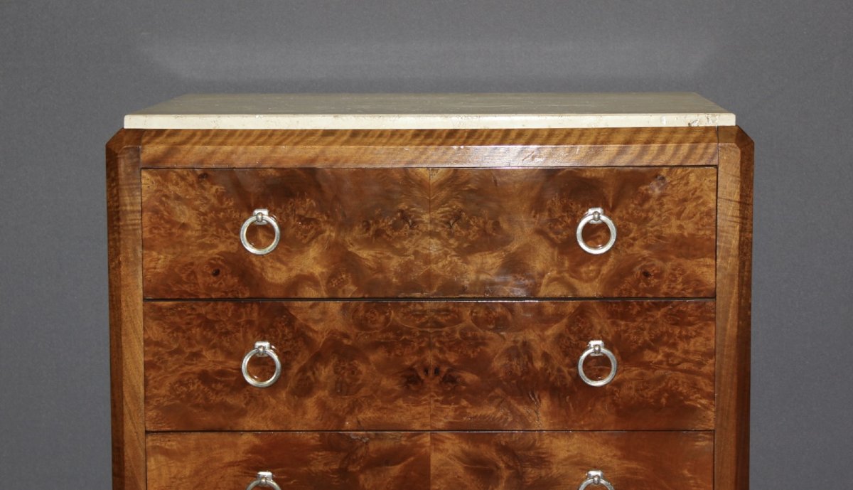 Commode Art Déco en Noyer vers 1930-photo-2