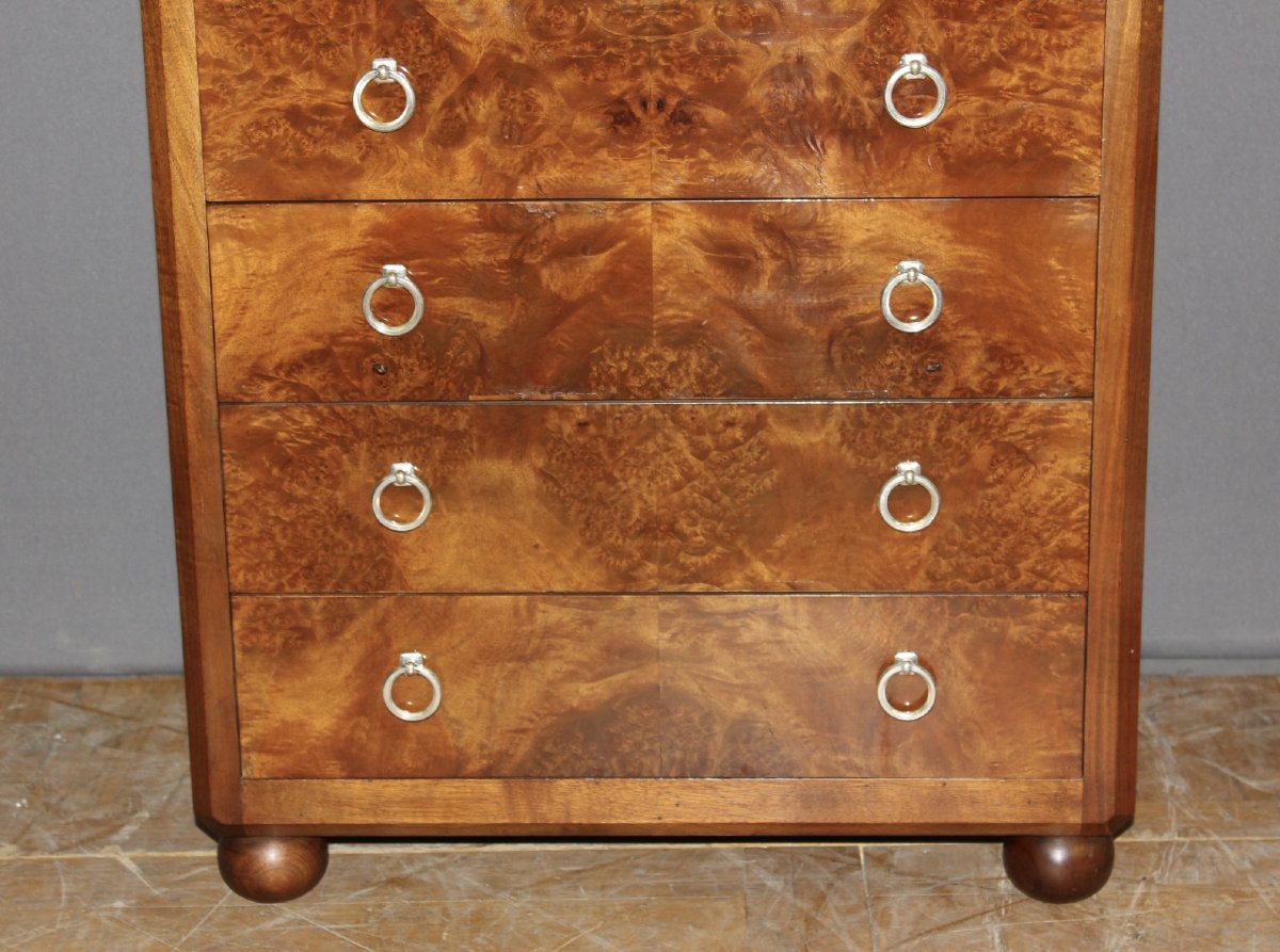 Commode Art Déco en Noyer vers 1930-photo-3