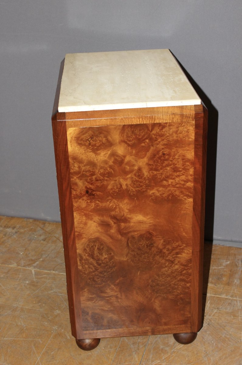 Commode Art Déco en Noyer vers 1930-photo-4
