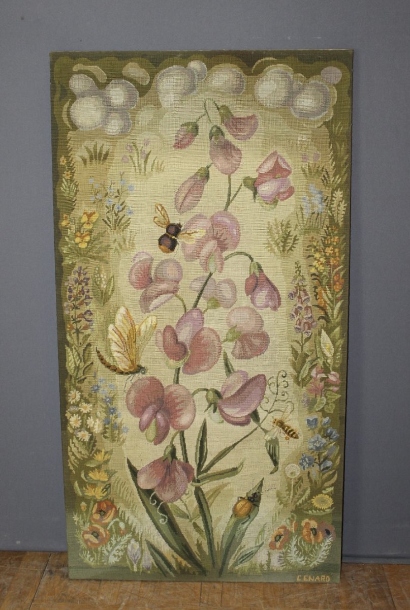 Art Nouveau Tapestry By Colette Enard 