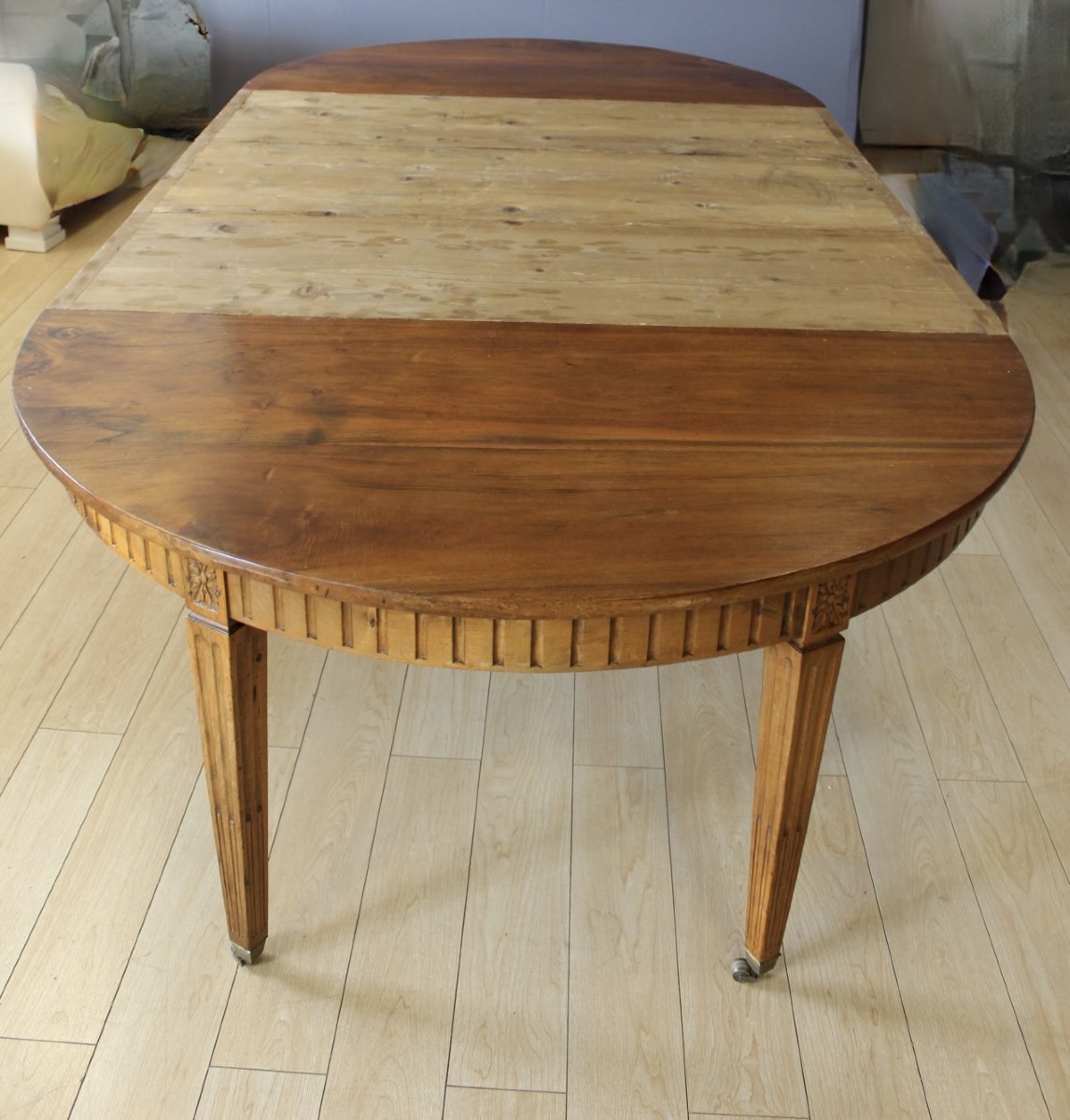 Table à Ceinture Louis XVI , Diamètre 155 cm , XIXe-photo-4