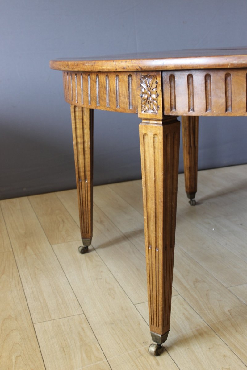 Table à Ceinture Louis XVI , Diamètre 155 cm , XIXe-photo-3