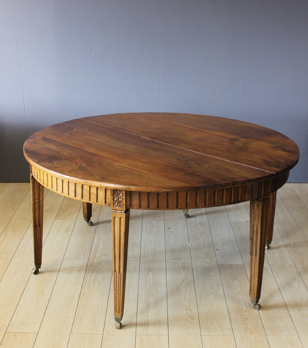 Table à Ceinture Louis XVI , Diamètre 155 cm , XIXe-photo-4