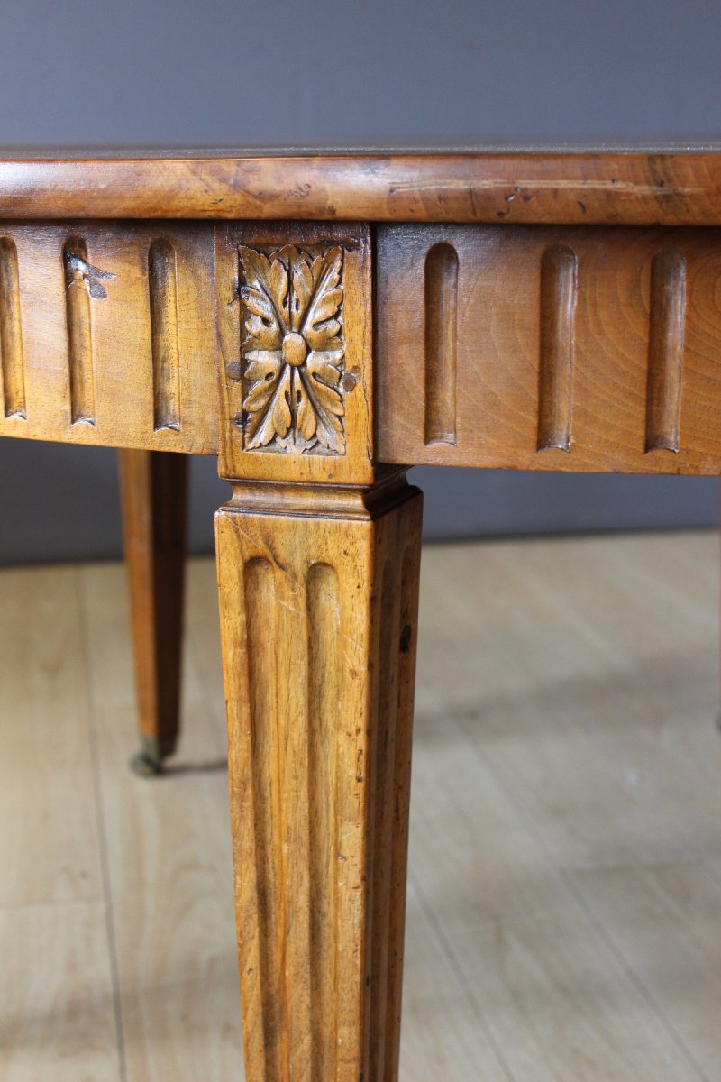 Table à Ceinture Louis XVI , Diamètre 155 cm , XIXe-photo-6