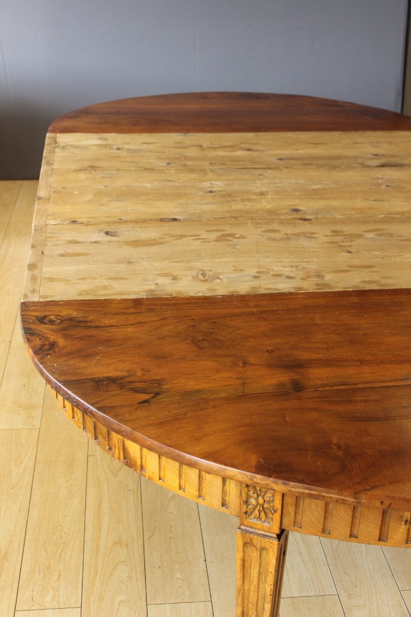 Table à Ceinture Louis XVI , Diamètre 155 cm , XIXe-photo-8
