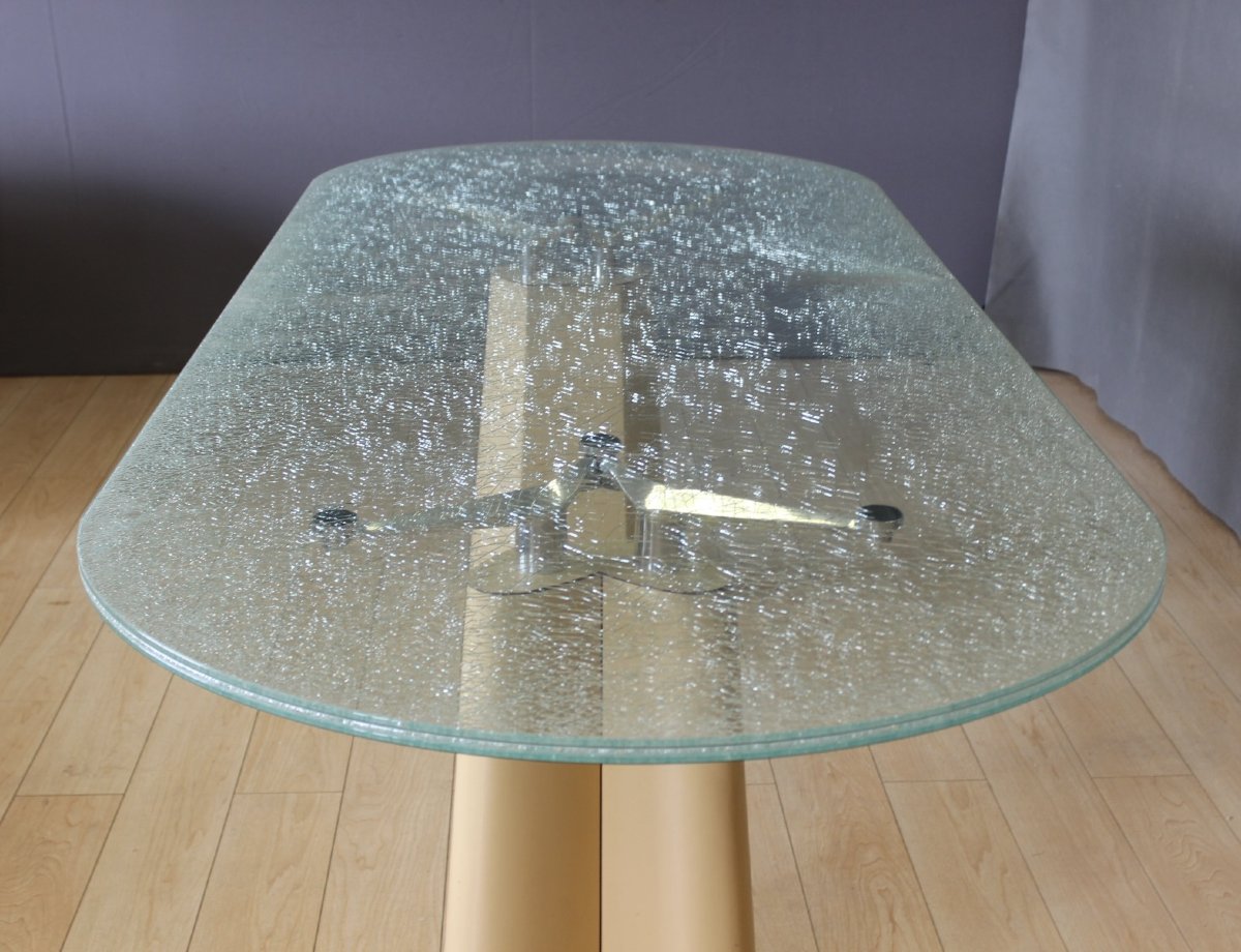 Table de Salle à Manger Design , 260 cm , vers 1970-photo-2
