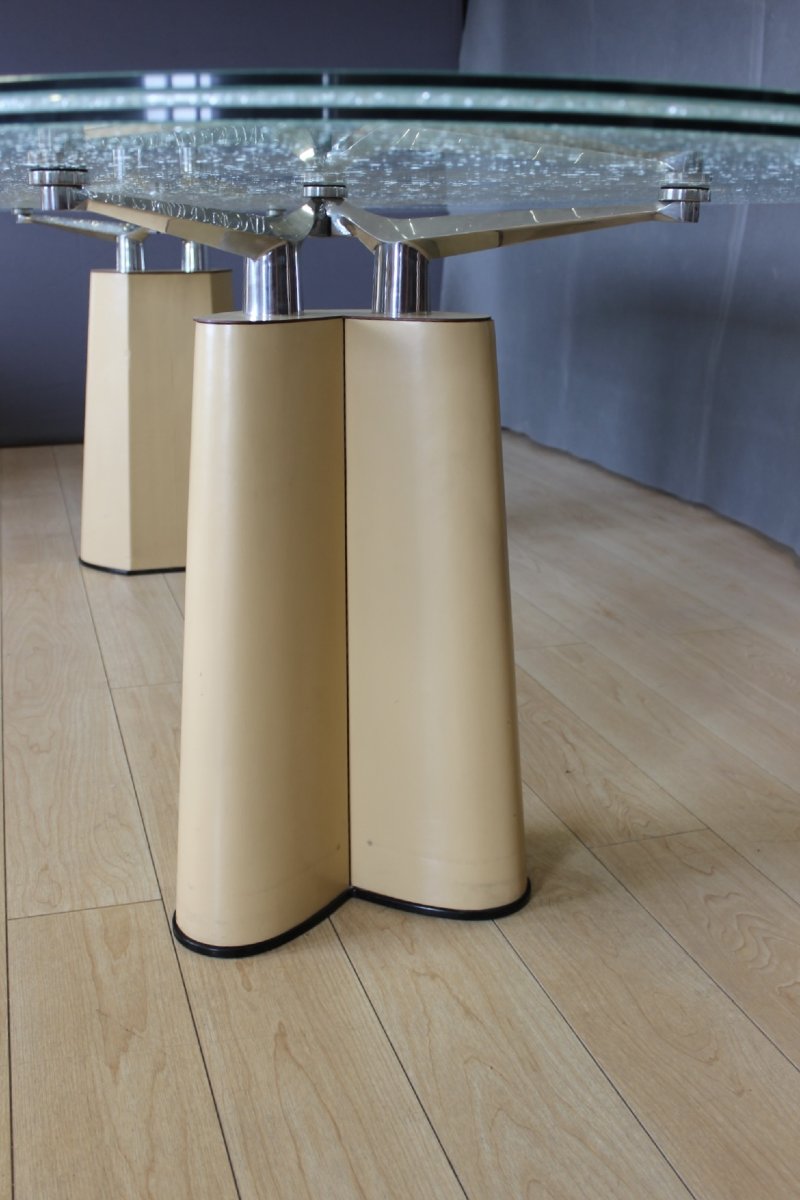 Table de Salle à Manger Design , 260 cm , vers 1970-photo-2