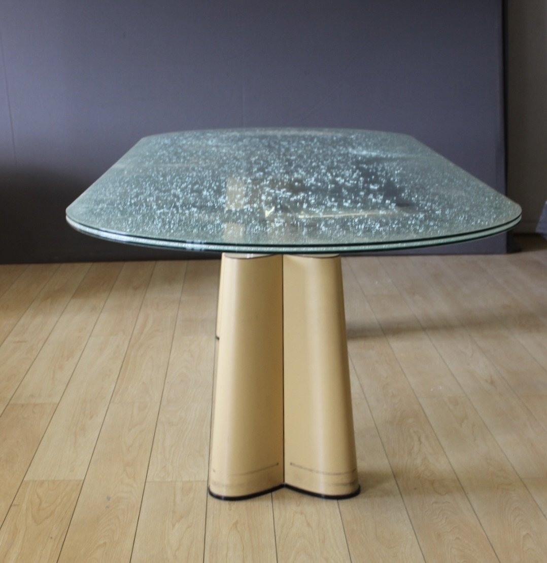 Table de Salle à Manger Design , 260 cm , vers 1970-photo-6