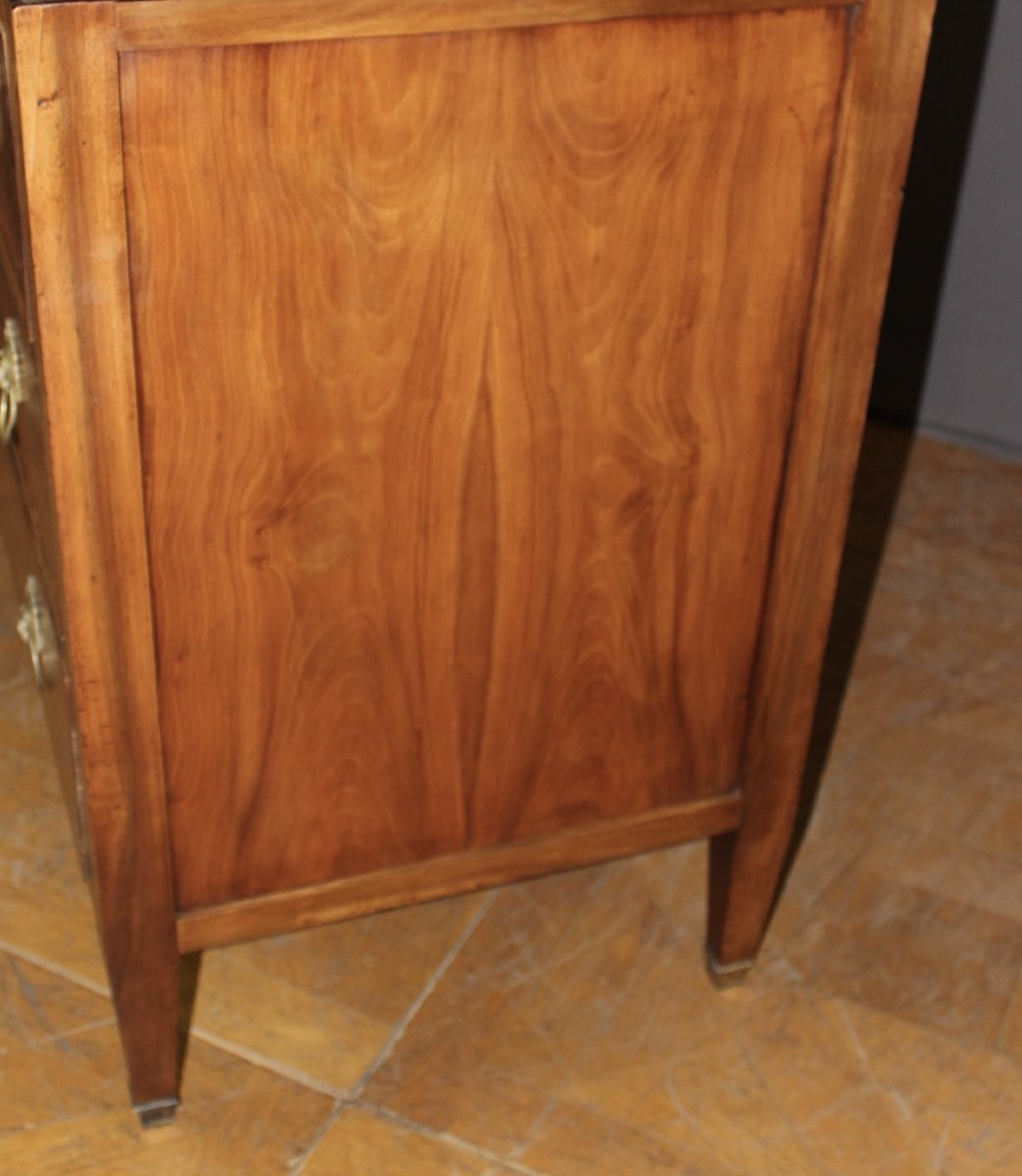 Late 18th-century Directoire-style Chest Of Drawers In Walnut-photo-3