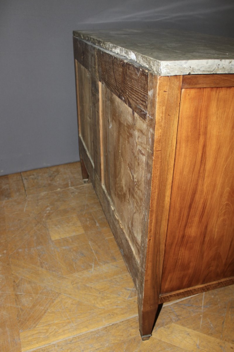 Late 18th-century Directoire-style Chest Of Drawers In Walnut-photo-8