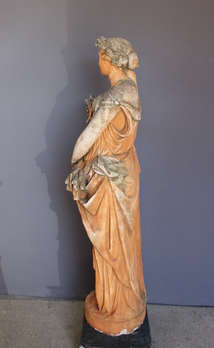 Importante Statue de Jardin sur socle , 240cm , XX-photo-2