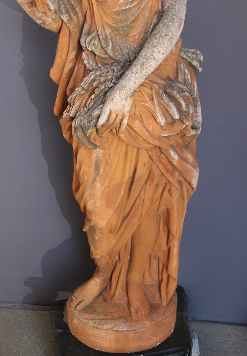 Importante Statue de Jardin sur socle , 240cm , XX-photo-6