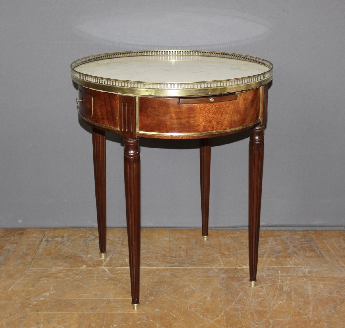Table Bouillotte Louis XVI en Acajou XIXe