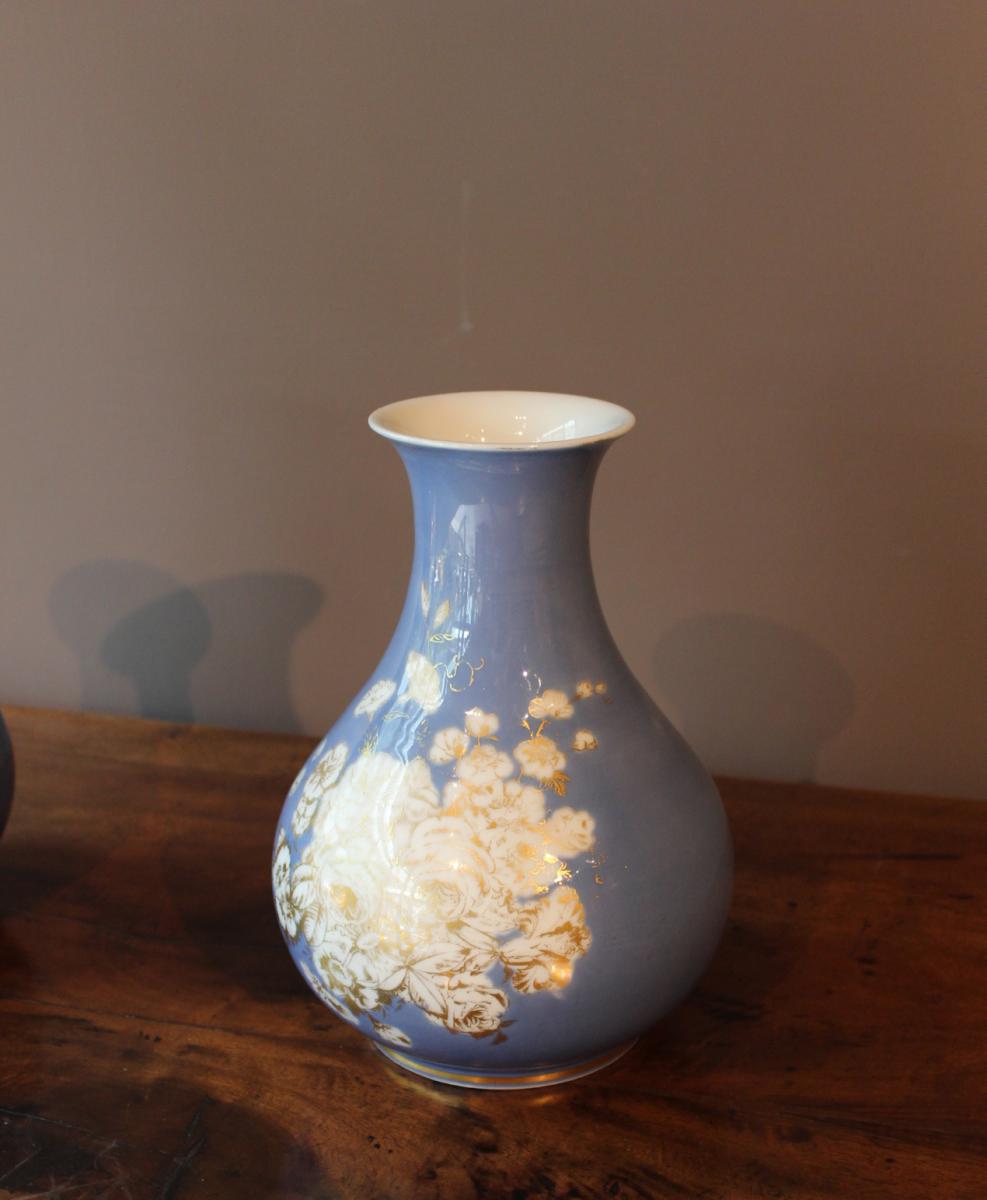 Pair Of Porcelain Vase XIX-photo-2