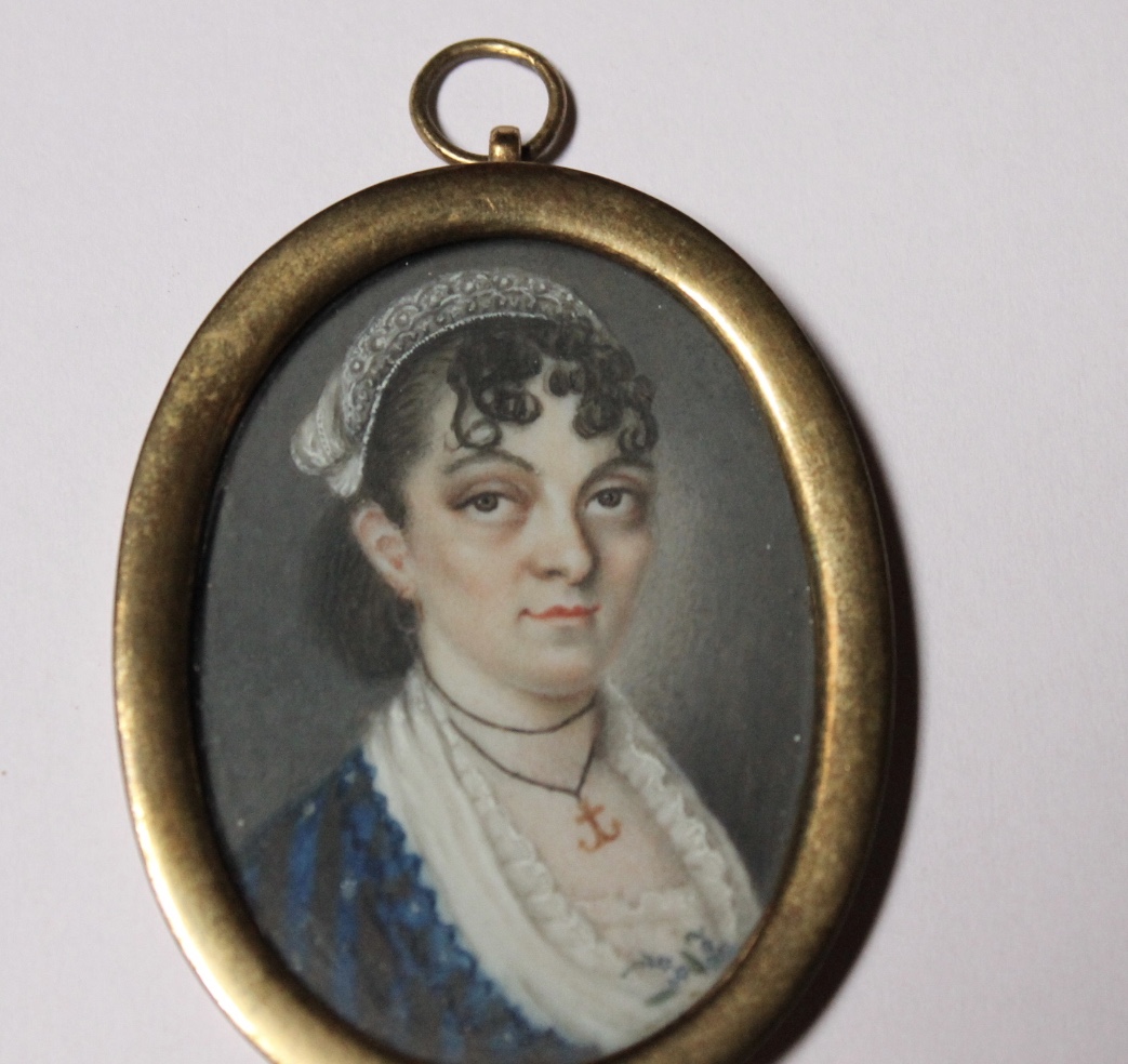 Miniature On Ivory Representative A Woman XIX-photo-2