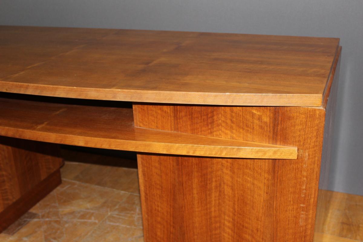 Walnut Art Deco Desk-photo-5