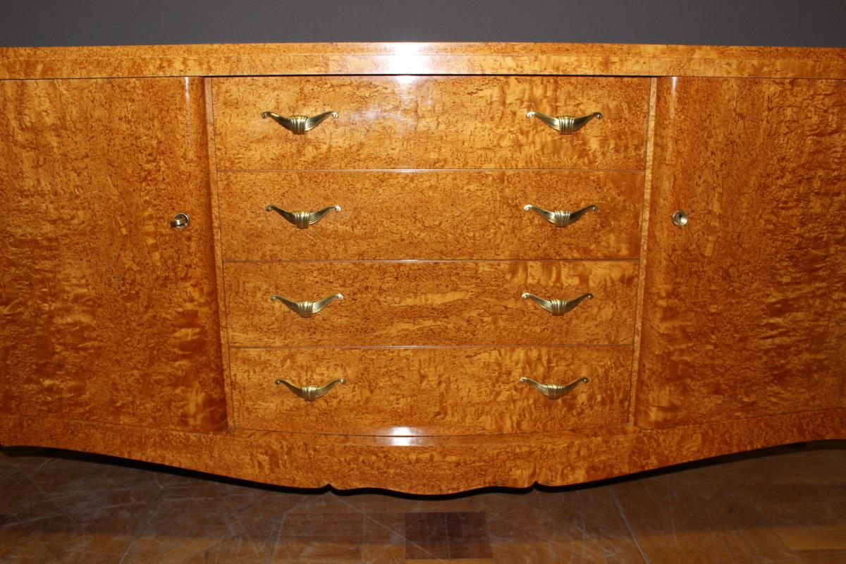 Sideboard Art Deco In Sycamore-photo-2