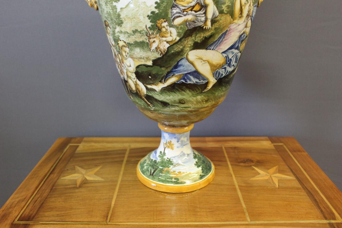 Grand Vase Italien De Style Renaissance-photo-4