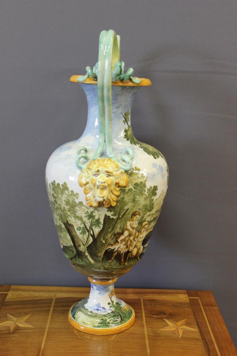 Grand Vase Italien De Style Renaissance-photo-2