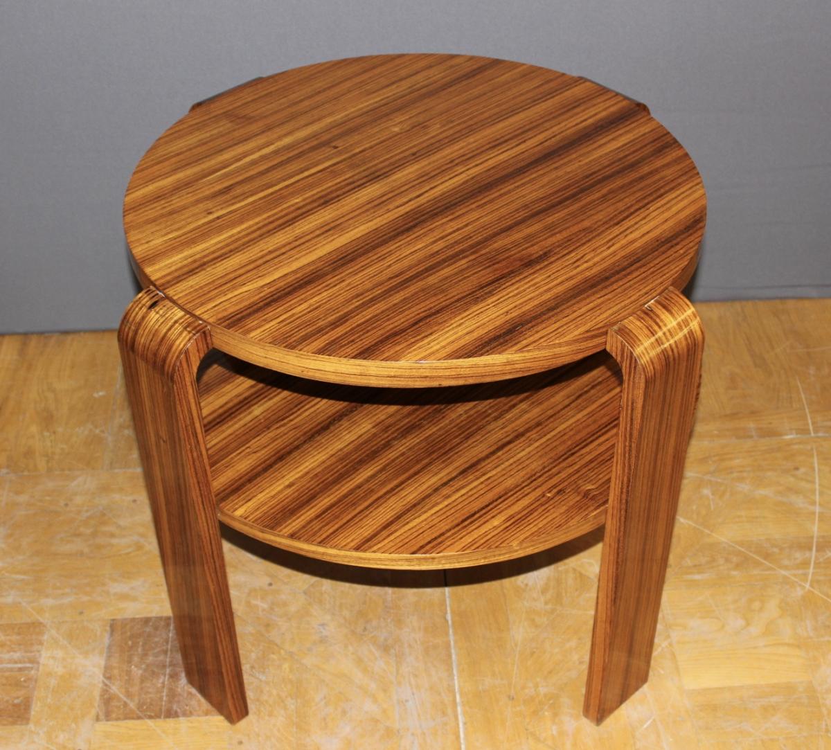 Art Deco Rosewood Pedestal Table