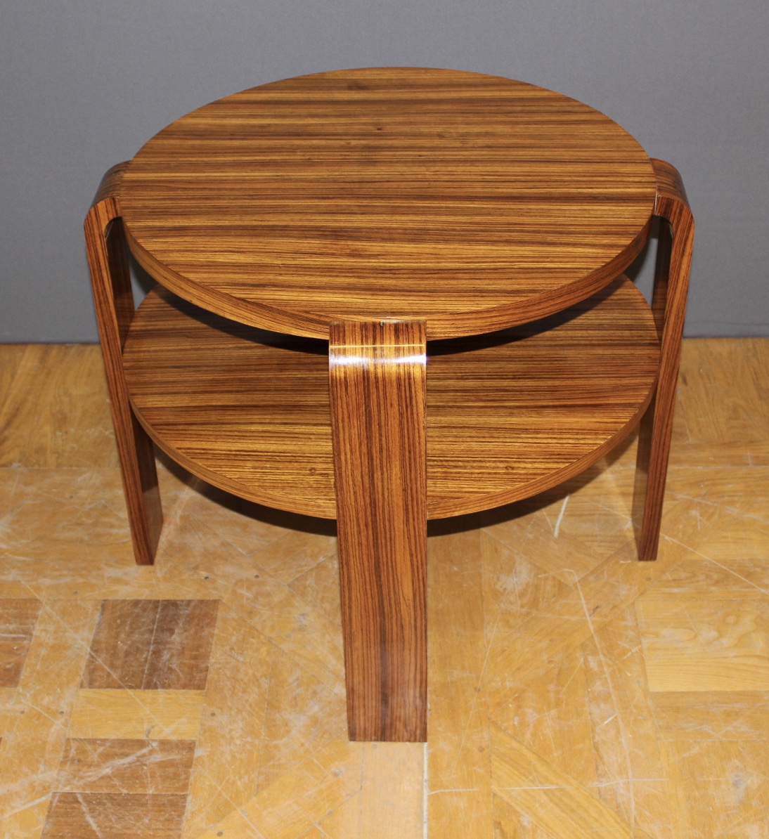 Art Deco Rosewood Pedestal Table-photo-4