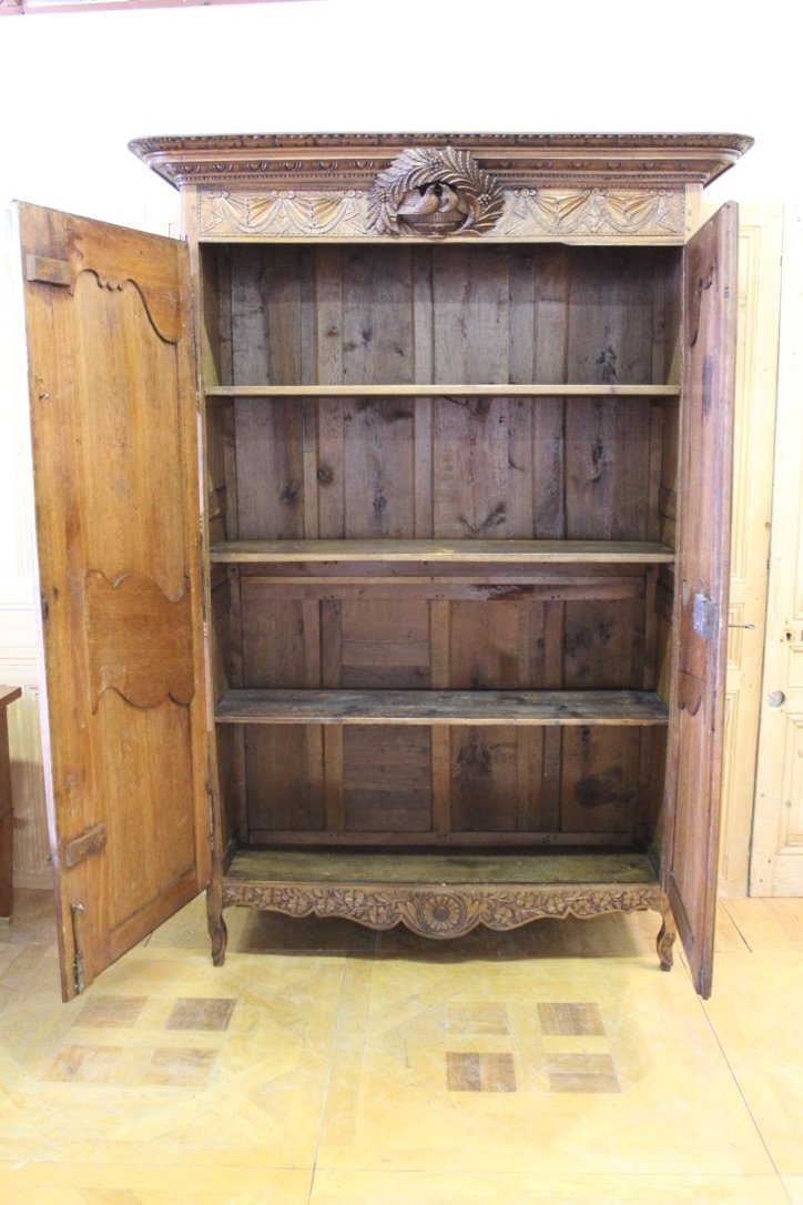 Armoire De Mariage Normande XIX-photo-3