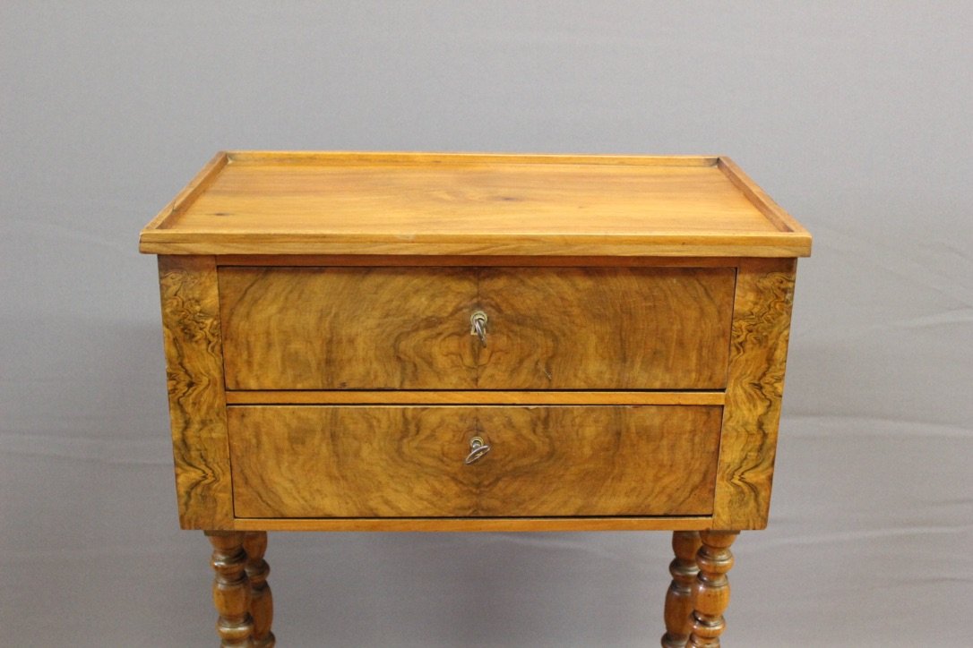 Louis Philippe Walnut Chiffonier-photo-4