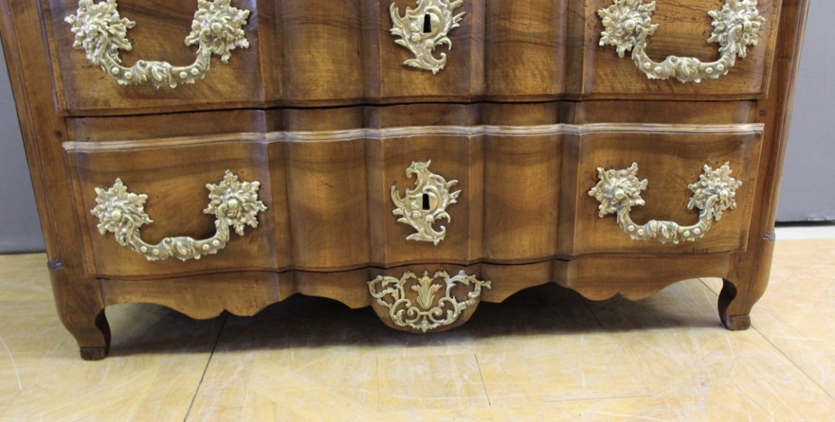 Crossbow Commode In Walnut XVIII Century-photo-2