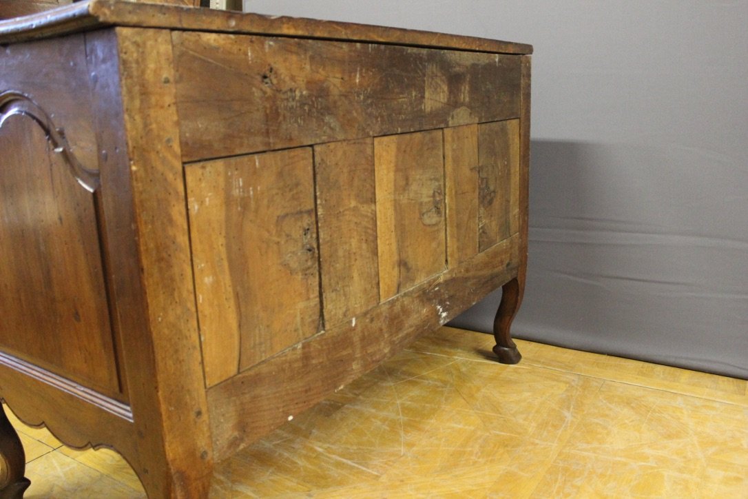 Commode Provençale En Noyer Dite Sauteuse XVIII-photo-4