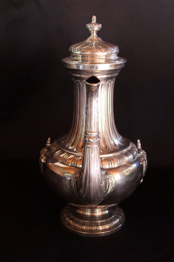 Silver Jug By Henri Soufflot XIX-photo-4