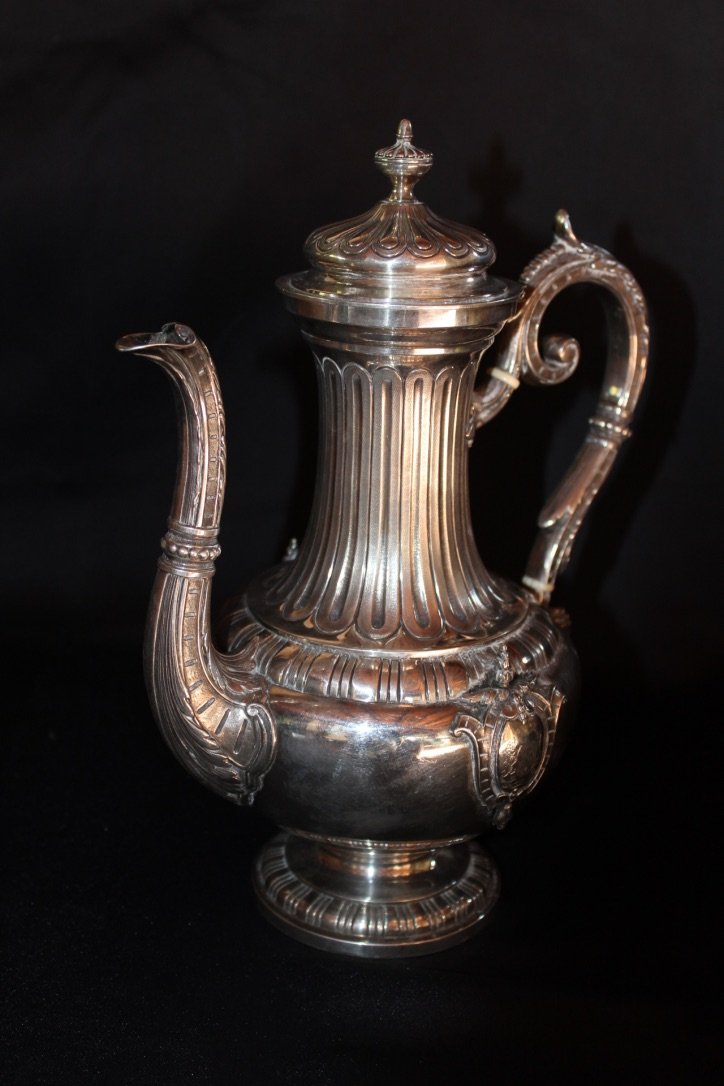 Silver Jug By Henri Soufflot XIX-photo-6