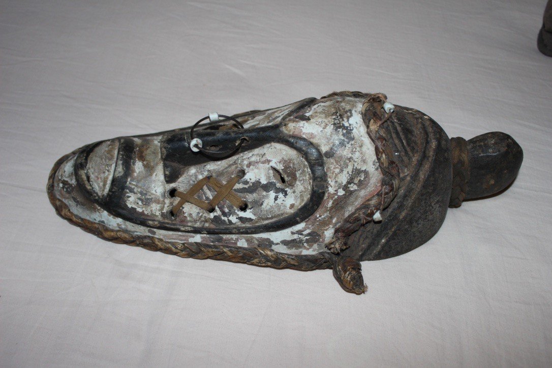 African Mask Culture Fang Gabon Around 1930-photo-2