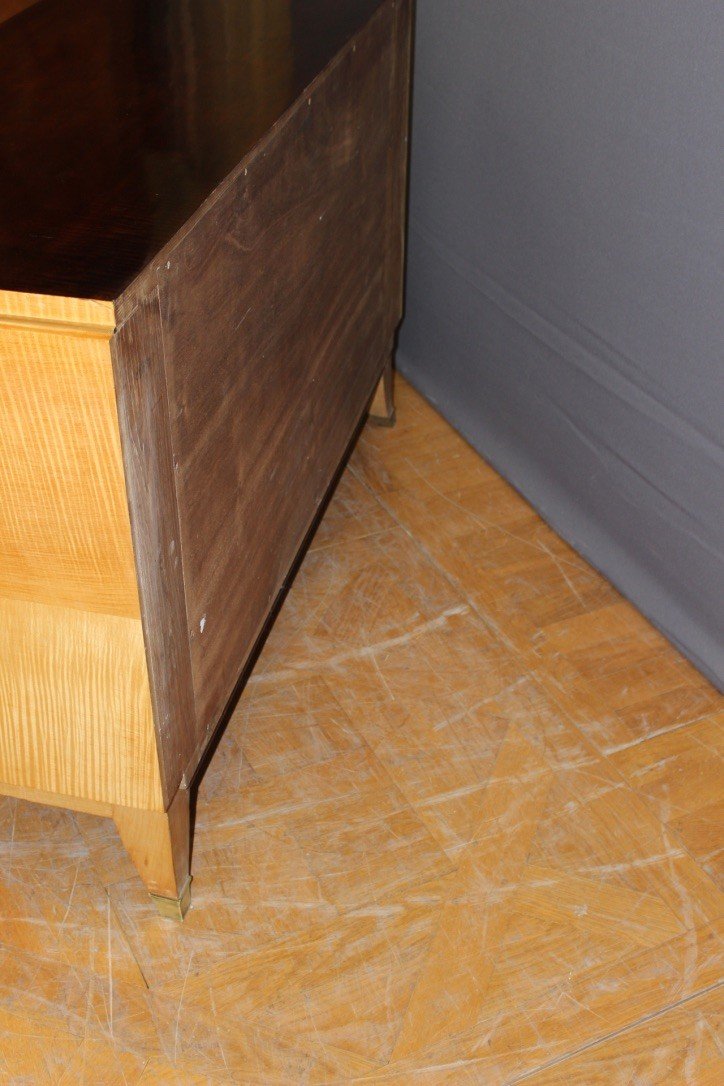 Art Deco Period Chest Of Drawers In Maple-photo-8