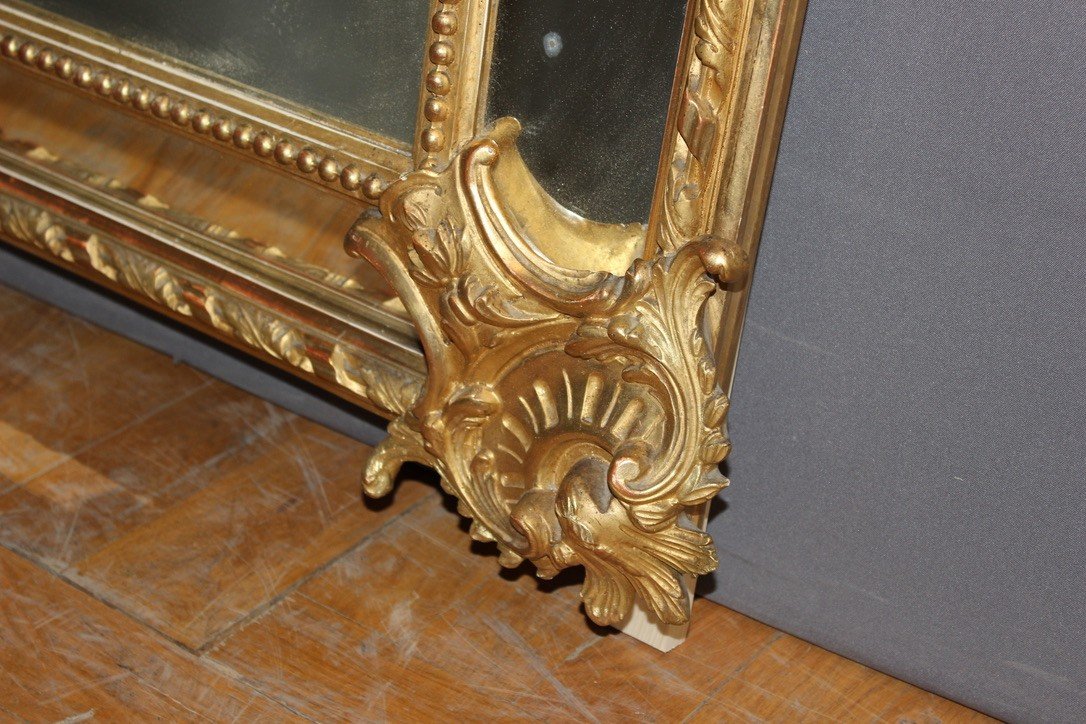 Napoleon III Louis XV Style Pareclose Mirror-photo-7