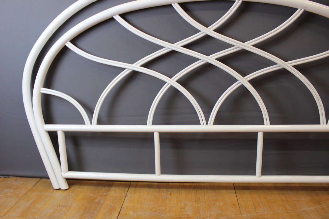 Rattan Headboard Circa 1970-photo-4