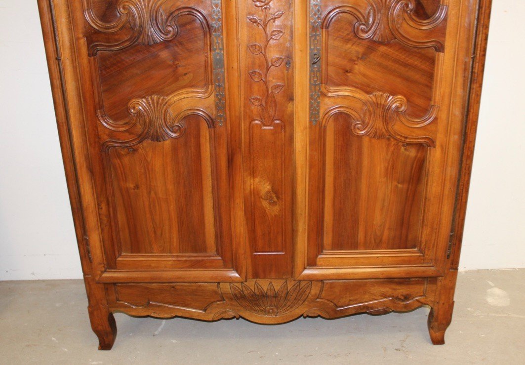 Armoire Bressane En Noyer XIX-photo-2