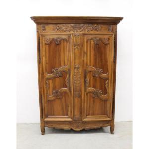 Armoire Bressane En Noyer XIX