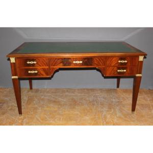 Large Flat Restoration Style Desk In Mahogany XX